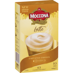 Photo of Moccona Café Classics Latte Coffee Sachets - 10 Pack 148g
