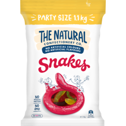 Photo of The Natural Confectionery Co. Snakes Lollies 1.1kg
