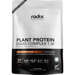 Photo of Radix Nutrition Natural Plant Protein Supplement Powder Chocolate