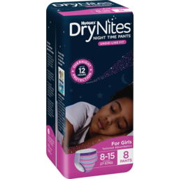 Photo of Huggies Drynites Night Time Pants For Girls 8-15 Years (27-57kg) 8 Pack 