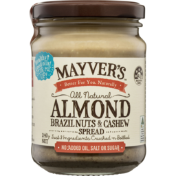 Photo of Mayvers Spread Almond Brazil Nuts & Cashew