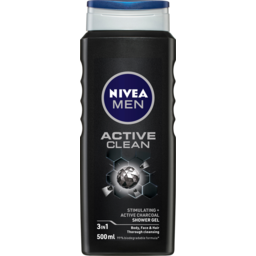 Photo of Nivea For Men Shower Gel Active Clean 500ml