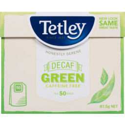 Photo of Tetley Tea Bags Green Tea Decaf 50s