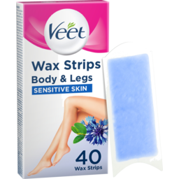 Photo of Veet Easy-Gel Legs Wax Strips For Sensitive Skin With Almond Oil 