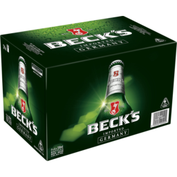 Photo of Becks Beer 4% 330ml 24 Pack