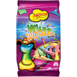 Photo of J/J Wilbo Worms Sour 150gm