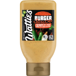 Photo of Wattie's Sauce Chipotle And Green Jalapeno Burger