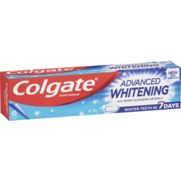 Photo of Colgate Advanced Whitening Toothpaste, , With Micro-Cleansing Crystals 200g