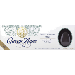 Photo of Queen Anne Marshmallow Egg Dark Chocolate Mint 200g
