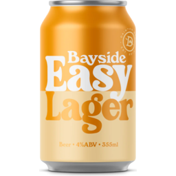 Photo of Dainton Easy Bayside Lager 375ml Can 4pk