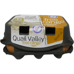 Photo of Quail Valley Free Range Eggs 6 Pack