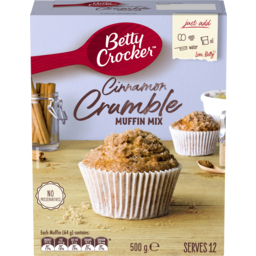 Photo of Betty Crocker Cinnamon Crumble Muffin Mix 500g