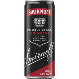 Photo of Smirnoff Ice Double Black & Guarana 6.5%