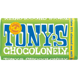 Photo of Tony's Chocolonely Almond Sea Salt Chocolate