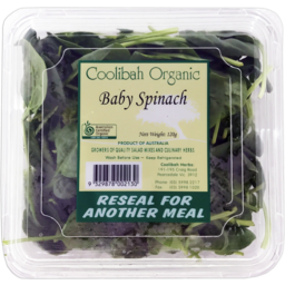 Photo of Coolibah Organic Baby Spinach 120g