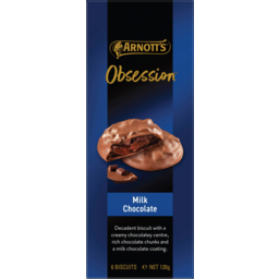 Photo of Arnotts Milk Chocolate Obsession Biscuits 120g