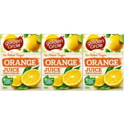 Photo of Golden Circle® Orange Juice No Added Sugar Multipack Poppers 6x200ml
