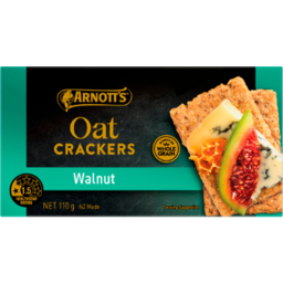Photo of Arnotts Gold Label Seeded Crackers Walnut & Oat 110gm