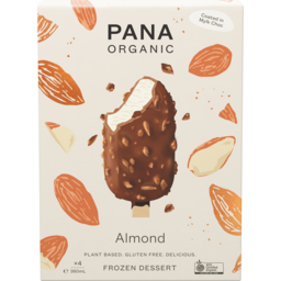 Photo of Pana Ice Cream Vanilla Almond 4pk
