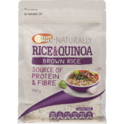 Photo of Sunrice Rice & Quinoa Brown Rice Gluten Free 750g