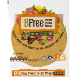 Photo of Bfree 5 Sweet Potato Wraps 210g 5x42g