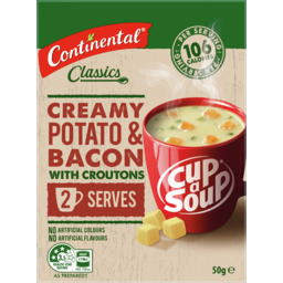 Photo of Continental Cup-A-Soup Potato & Bacon 2 Serves 50g