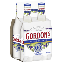 Photo of Gordon S Alcohol Free 0.0% & Tonic With Lime Rtd 4pk