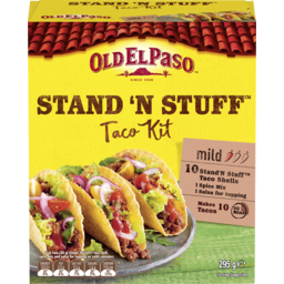 Photo of Old El Paso Stand 'N Stuff Taco Kit Mexican Style 10 Pack 295g