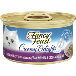 Photo of Fancy Feast Adult Creamy Delights Chicken Feast In A Creamy Sauce Wet Cat Food 85g