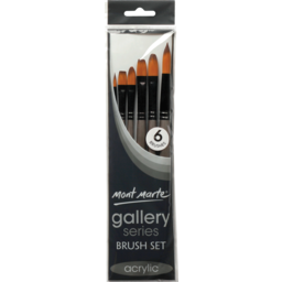 Photo of Mm Gallery Series Brush Set Acrylic 6pc