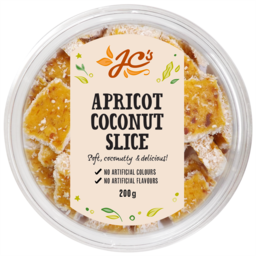 Photo of J.C.'s Apricot & Coconut Slice 200g