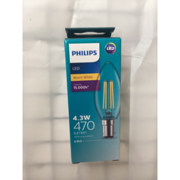 Photo of Phillips Led 470lm Candle Each