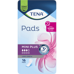 Photo of Tena Mini Plus Long Length Pads 16 Pack