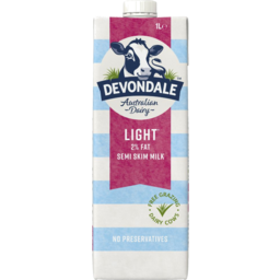 Photo of Devondale Light Semi Skim Milk UHT