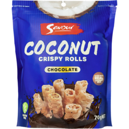 Photo of Savour Coconut Crispy Choc Rolls