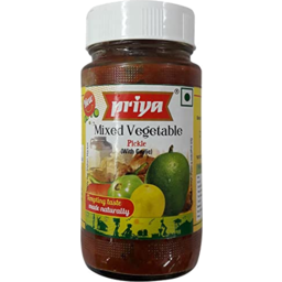Photo of Priya Pickle - Mix Vegetable With Garlic 300g