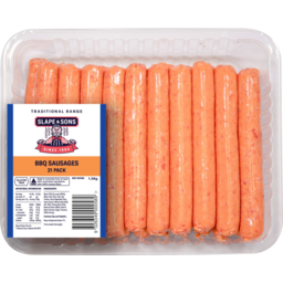 Photo of Slape & Sons Traditional Range BBQ Sausages 21 Pack