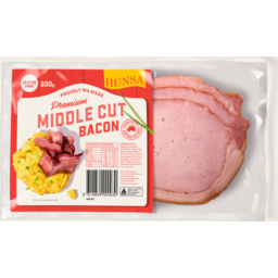 Photo of Hunsa Middle Cut Bacon 200gm
