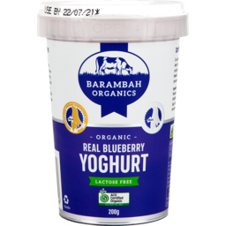 Photo of Barambah Organics Org Blueberry Yoghurt
