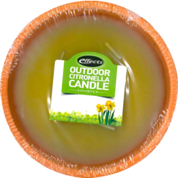 Photo of Effects Outdoor Citronella Candle Assorted