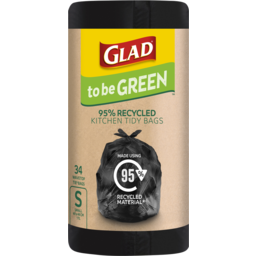 Photo of Glad Ktls Recycled Wavetop Small 34pk