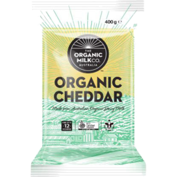 Photo of  The Organic Milk Co Cheese Cheddar Block 400g