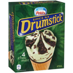 Photo of Nestle Peters Drumstick Choc Mint 4 Pack
