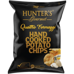Photo of HUNTERS Hand Cooked Potato Chips Quattro Formaggi Gf