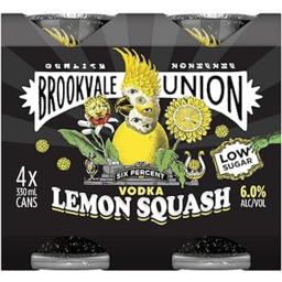 Photo of Brookvale Union Vodka Lemon Squash