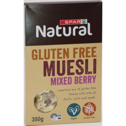 Photo of SPAR Natural Gluten Free Muesli Mixed Berries