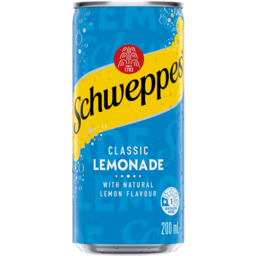 Photo of Schweppes Lemonade Soft Drink Mini Cans Multipack 6 Pack