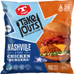 Photo of Tegel Frozen Take Outs Nashville Style Chicken Burgers