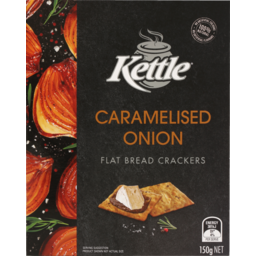 Photo of The Kettle Chip Company Kettle Flat Bread Crackers Caramelised Onion 150g