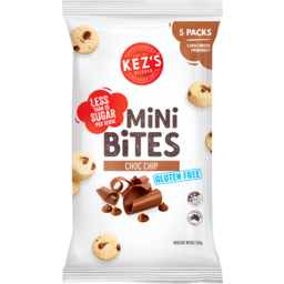 Photo of Kez's Kitchen Gluten Free Lunchbox Mini Bites Choc Chip 5 Pack